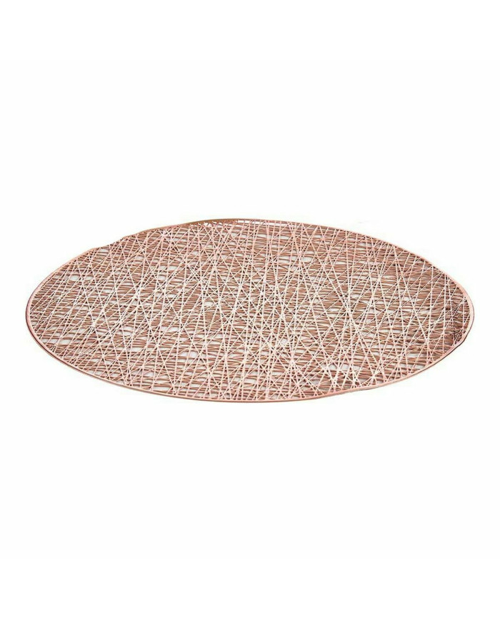 Table Mat Kinvara Pink Plastic Ø 38 cm (12 Units)