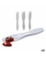Knife Set Kinvara White Plastic 18 x 10 x 1 cm 18 x 3,5 x 1 cm 3 Pieces (12 Units)