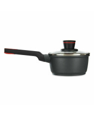 Saucepan with Lid Kinvara Black Metal Aluminium Bakelite Cast aluminium Ø 16 cm 17,1 x 14 x 35,2 cm (6 Units)