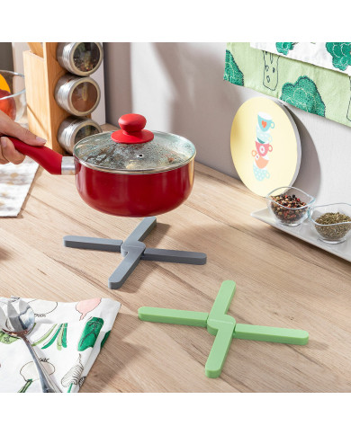 Individual Folding Silicone Trivet Folvet InnovaGoods 2 Units