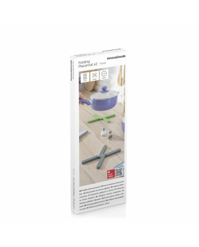Individual Folding Silicone Trivet Folvet InnovaGoods 2 Units