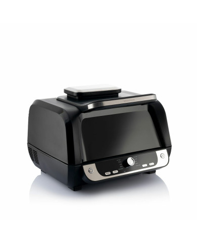 Air Fryer with Grill, Accessories and Recipe Book InnovaGoods Fryinn 12-in-1 6000 Black Steel 3400 W 6 L