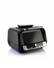 Air Fryer with Grill, Accessories and Recipe Book InnovaGoods Fryinn 12-in-1 6000 Black Steel 3400 W 6 L
