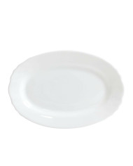 Serving Platter Bormioli Ebro Glass Oval 23 x 15,5 x 2,1 cm (24 Units)