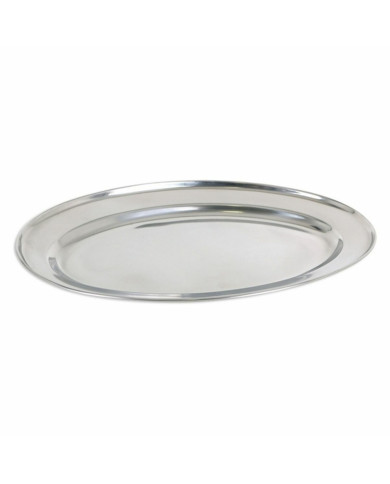 Tray Privilege 42853 Stainless steel Oval (18 Units) (35 x 22,2 cm)