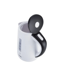 Kettle JATA White Black 2200 W Stainless steel Plastic 1 L