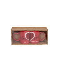 Set of Mugs Out of the Blue Red (2 Units)