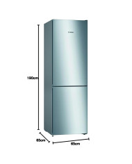Combined Refrigerator BOSCH KGN36VIDA Silver Steel (Refurbished C)