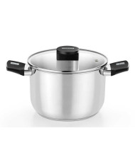 Casserole with lid Monix M240230 Black Ø 30 cm (Refurbished A)