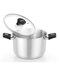 Casserole with lid Monix M240230 Black Ø 30 cm (Refurbished A)