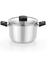 Casserole with lid Monix M240230 Black Ø 30 cm (Refurbished A)