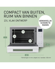 Microwave with Grill Panasonic NNDF37PWEPG White 1000 W 23 L (Refurbished A)