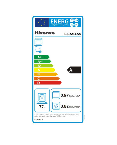Oven Hisense BI62216AX MF 77 L 3500 W (Refurbished B)