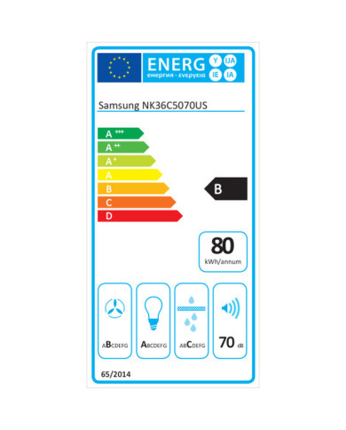 Conventional Hood Samsung NK36C5070USUR Steel (Refurbished D)