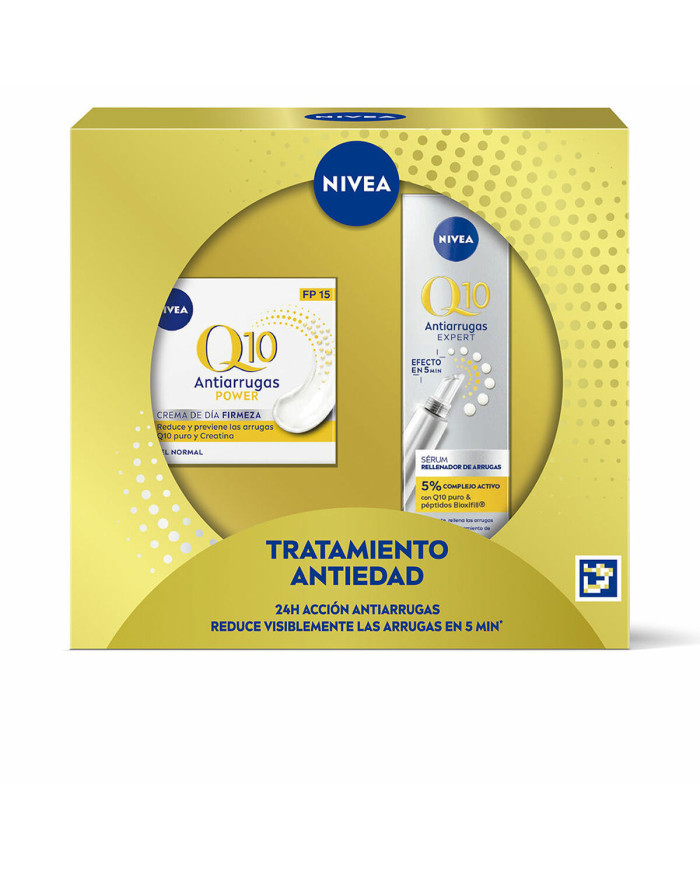 Women's Cosmetics Set Nivea Q10 ANTI-ARRUGAS Anti-ageing Q10 2 Pieces