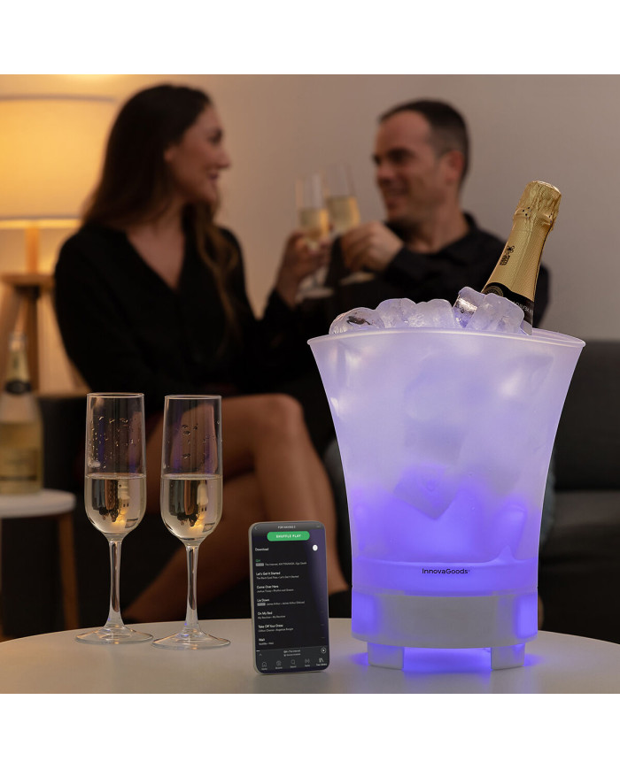 LED bucket with rechargeable speaker Sonice InnovaGoods