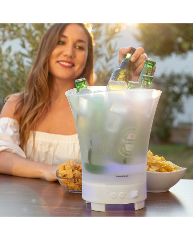 LED bucket with rechargeable speaker Sonice InnovaGoods