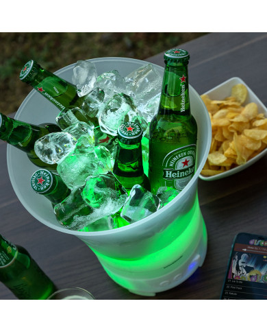 LED bucket with rechargeable speaker Sonice InnovaGoods