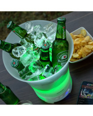 LED bucket with rechargeable speaker Sonice InnovaGoods