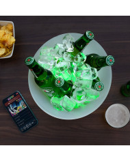 LED bucket with rechargeable speaker Sonice InnovaGoods