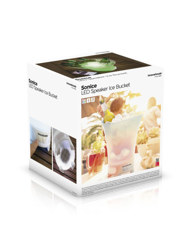 LED bucket with rechargeable speaker Sonice InnovaGoods