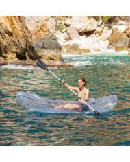 Inflatable Transparent Kayak with Accessories Paros InnovaGoods 312 cm 2 places