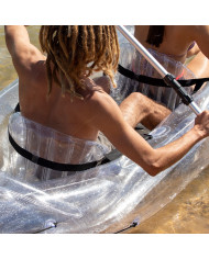 Inflatable Transparent Kayak with Accessories Paros InnovaGoods 312 cm 2 places