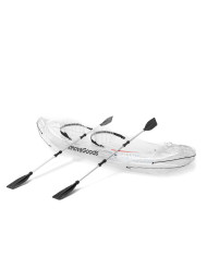 Inflatable Transparent Kayak with Accessories Paros InnovaGoods 312 cm 2 places