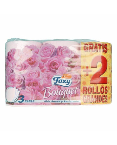 Toilet Roll Foxy Bouquet 3 layers 6 Pieces