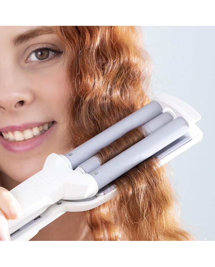 Ceramic Hair Iron for Creating Waves Wavio InnovaGoods 55 W