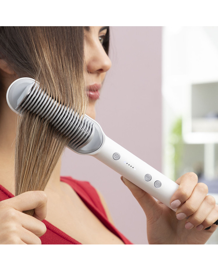 Ceramic Straightening Brush Hadres InnovaGoods