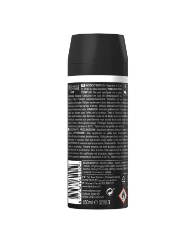 Spray Deodorant Axe Black black 150 ml