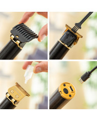 Professional Rechargeable Hair Clipper with Accessories Triher InnovaGoods