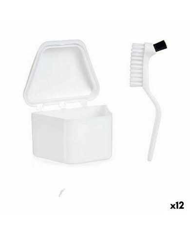 Denture Set Berilo White polypropylene (12 Units)