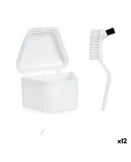 Denture Set Berilo White polypropylene (12 Units)