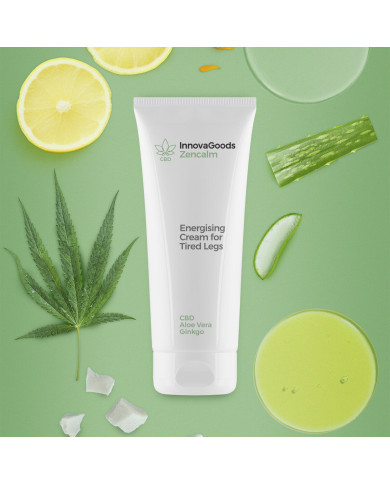Energising Cream for Tired Legs CBD Zencalm InnovaGoods 200 ml