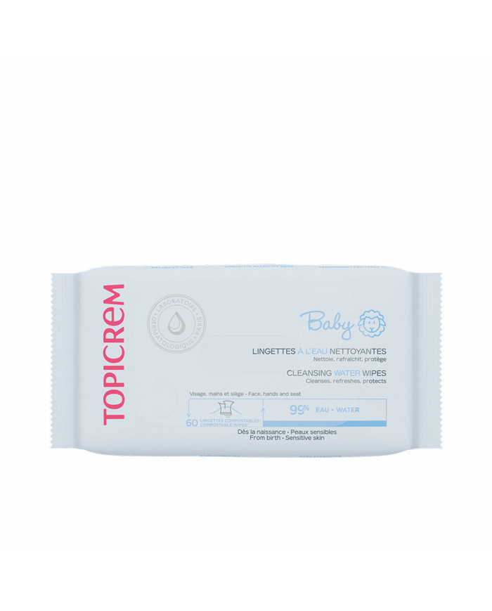 Moist Wipes Topicrem BABY (60 Units)