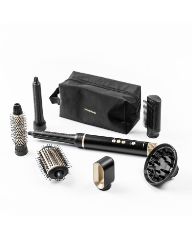 Ionic Multifunctional Air Dryer and Styler Brush with Coanda Technology and 7 Accessories Wavify InnovaGoods