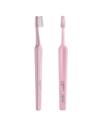 Toothbrush Tepe Compact Soft Light Pink
