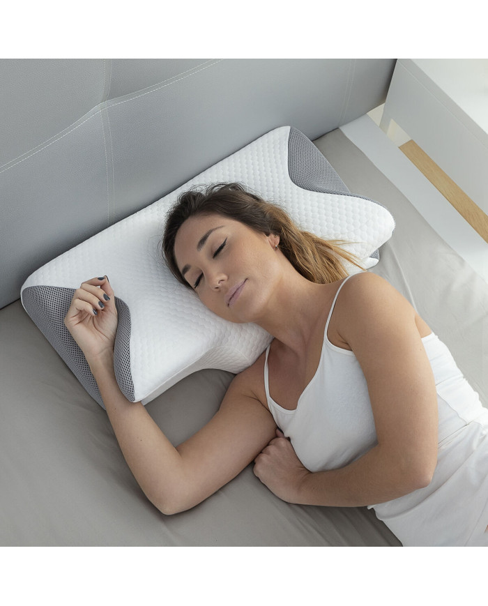 Viscoelastic Neck Pillow with Ergonomic Contours Conforti InnovaGoods