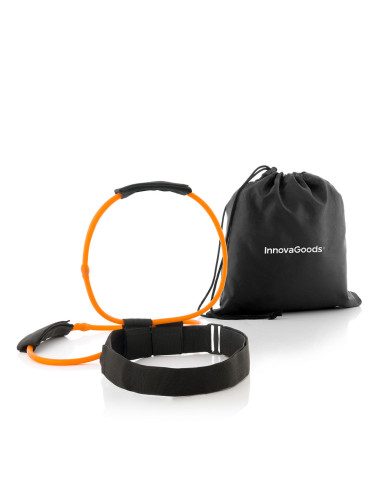 Belt with resistance bands for Glutes and Exercise Guide Bootrainer InnovaGoods
