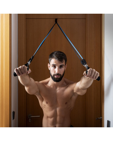 Set of Resistance Bands with Accessories and Exercise Guide Rebainer InnovaGoods 5 Units