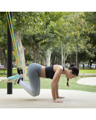 Set of Resistance Bands with Accessories and Exercise Guide Rebainer InnovaGoods 5 Units