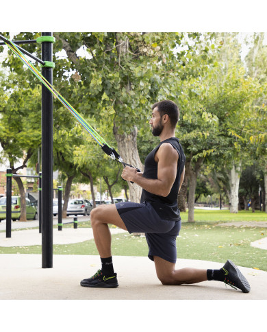 Set of Resistance Bands with Accessories and Exercise Guide Rebainer InnovaGoods 5 Units