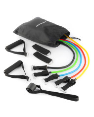 Set of Resistance Bands with Accessories and Exercise Guide Rebainer InnovaGoods 5 Units
