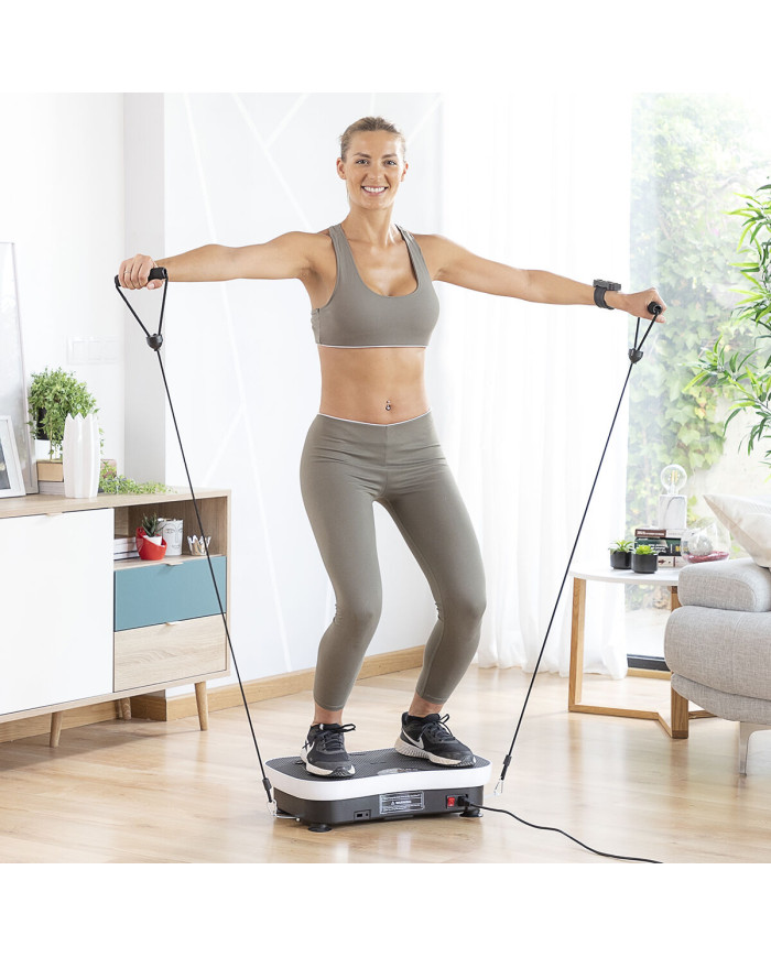 Vibration Training Plate with Accessories and Exercise Guide Vybeform InnovaGoods