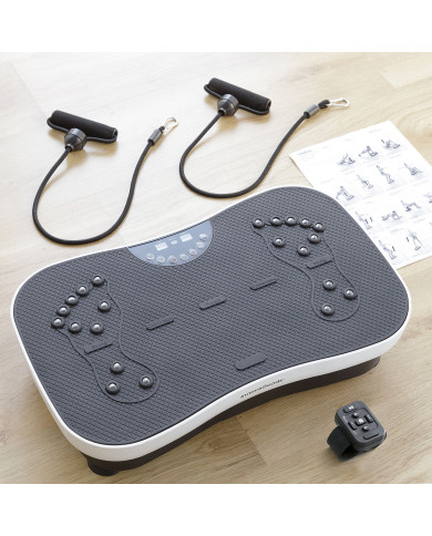 Vibration Training Plate with Accessories and Exercise Guide Vybeform InnovaGoods