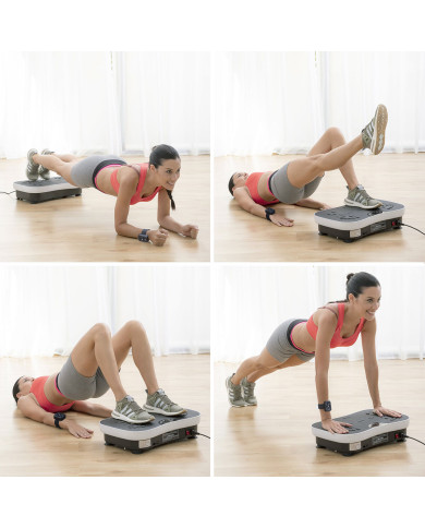 Vibration Training Plate with Accessories and Exercise Guide Vybeform InnovaGoods