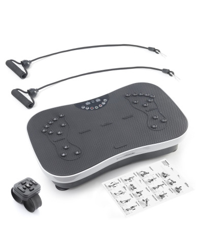 Vibration Training Plate with Accessories and Exercise Guide Vybeform InnovaGoods