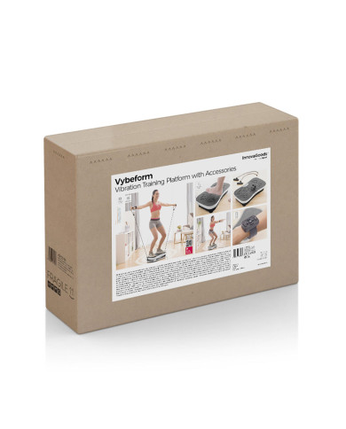 Vibration Training Plate with Accessories and Exercise Guide Vybeform InnovaGoods
